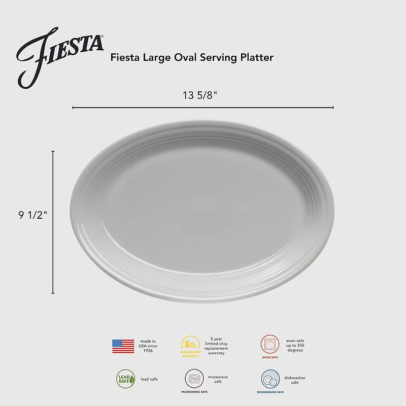 Fiesta Ceramic Serving Platter