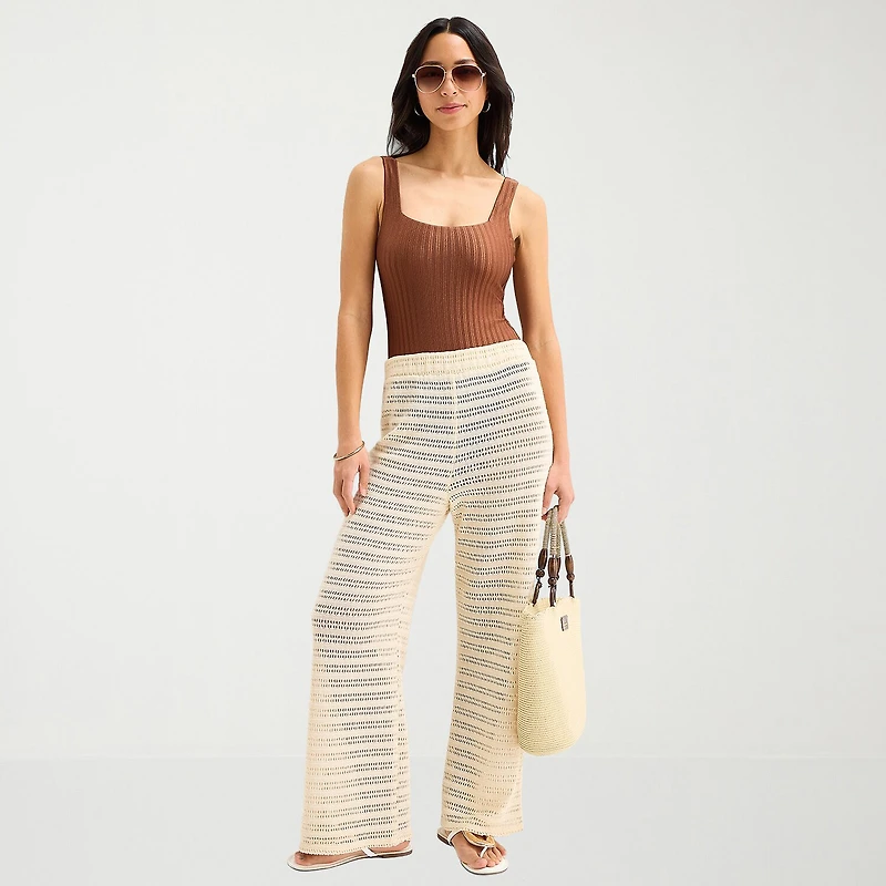 Mynah Womens Striped Swim Pants