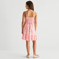 Thereabouts Little & Big Kid Girls Sleeveless Spaghetti Straps A-Line Dress