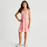 Thereabouts Little & Big Kid Girls Sleeveless Spaghetti Straps A-Line Dress