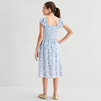 Thereabouts Little & Big Kid Girls Short Sleeve A-Line Dress