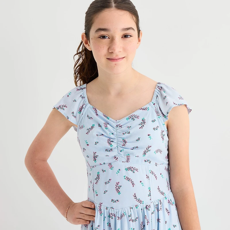 Thereabouts Little & Big Kid Girls Short Sleeve A-Line Dress