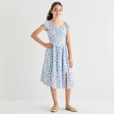 Thereabouts Little & Big Kid Girls Short Sleeve A-Line Dress