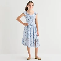 Thereabouts Little & Big Kid Girls Short Sleeve A-Line Dress