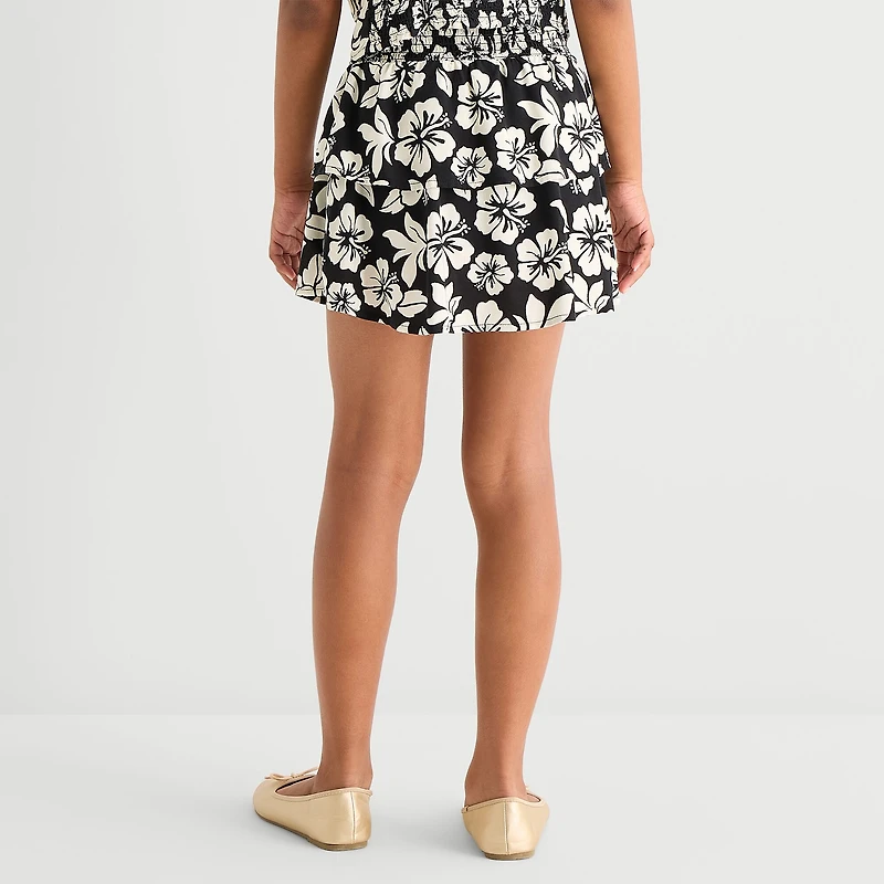Thereabouts Little & Big Kid Girls High Rise Micro Skort
