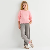 Xersion Little & Big Kid Girls Crew Neck Long Sleeve Active T-Shirt