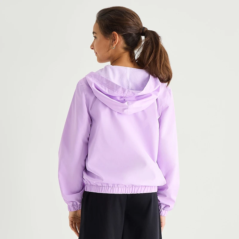 Xersion Little & Big Kid Girls Lightweight Windbreaker