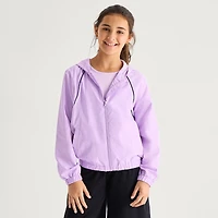 Xersion Little & Big Kid Girls Lightweight Windbreaker