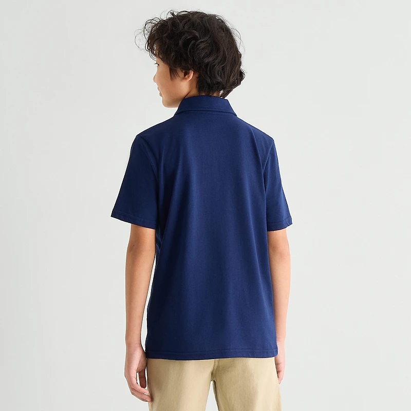 Thereabouts Little & Big Kid Boys Short Sleeve Regular Fit Polo Shirt