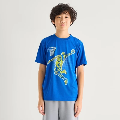 Xersion Little & Big Kid Boys Crew Neck Short Sleeve Regular Fit Graphic T-Shirt