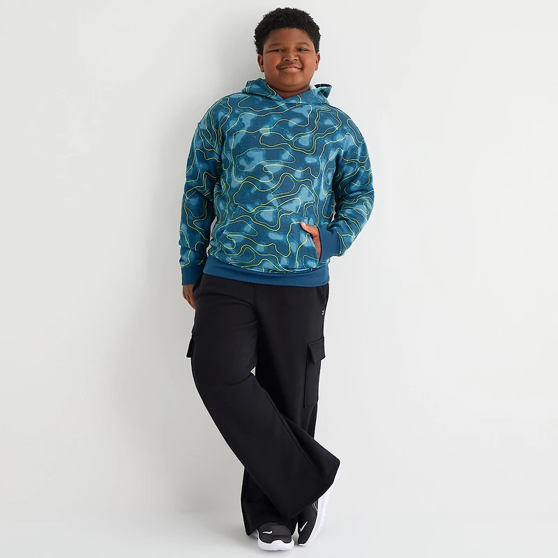 Xersion Little & Big Kid Boys Long Sleeve Fleece Active Hoodie