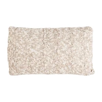 Safavieh Chunky Knit Rectangular Throw Pillow