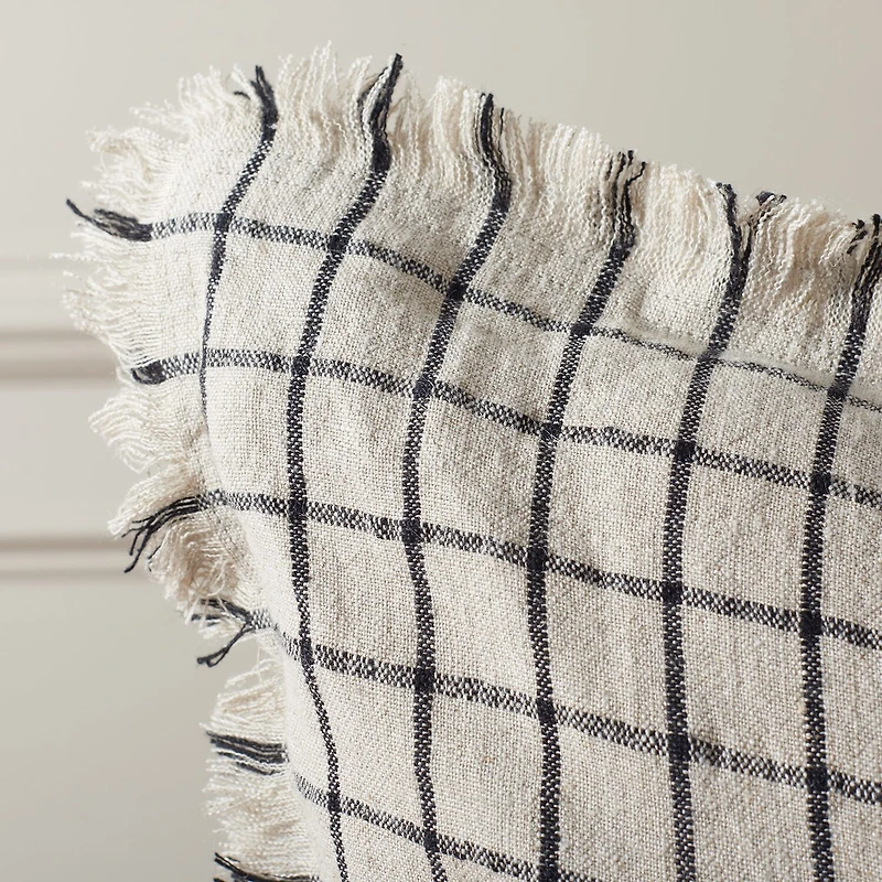 Safavieh Raie Linen Square Throw Pillow