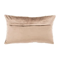 Safavieh Edmee Metallic Rectangular Throw Pillow