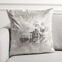 Safavieh Edmee Metallic Square Throw Pillow
