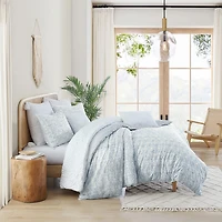 Peri Home Ikat Eyelet 3-pc. Duvet Cover Set