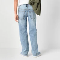 Thereabouts Little & Big Kid Boys Adjustable Waist Mid Rise Straight Leg Jean