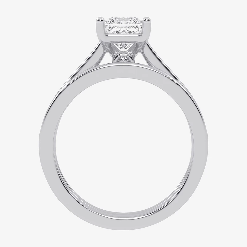(G / Vs2-Si1) Womens 1 1/2 CT. T.W. Lab Grown White Diamond 10K Gold Side Stone Bridal Set
