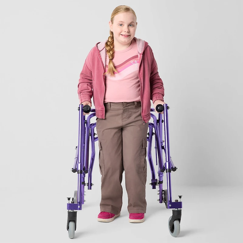 Thereabouts Little & Big Kid Girls Easy-on + Easy-off Wide Leg Cargo Pant