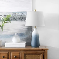 Safavieh 23" Narem Glass Table Lamp