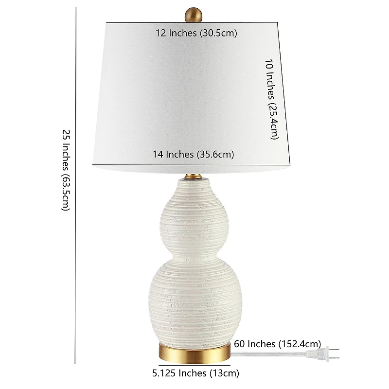 Safavieh 25.5" Darsa Ceramic Table Lamp