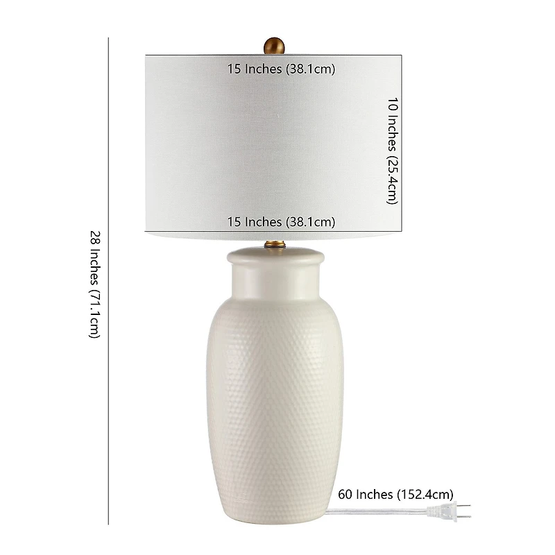 Safavieh 27.5" Norsi Ceramic Table Lamp