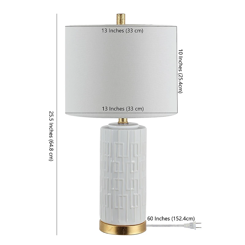 Safavieh 25" Pehonix Ceramic Table Lamp