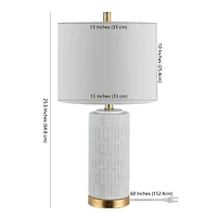 Safavieh 25" Pehonix Ceramic Table Lamp