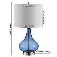 Safavieh 24" Brooks Glass Table Lamp