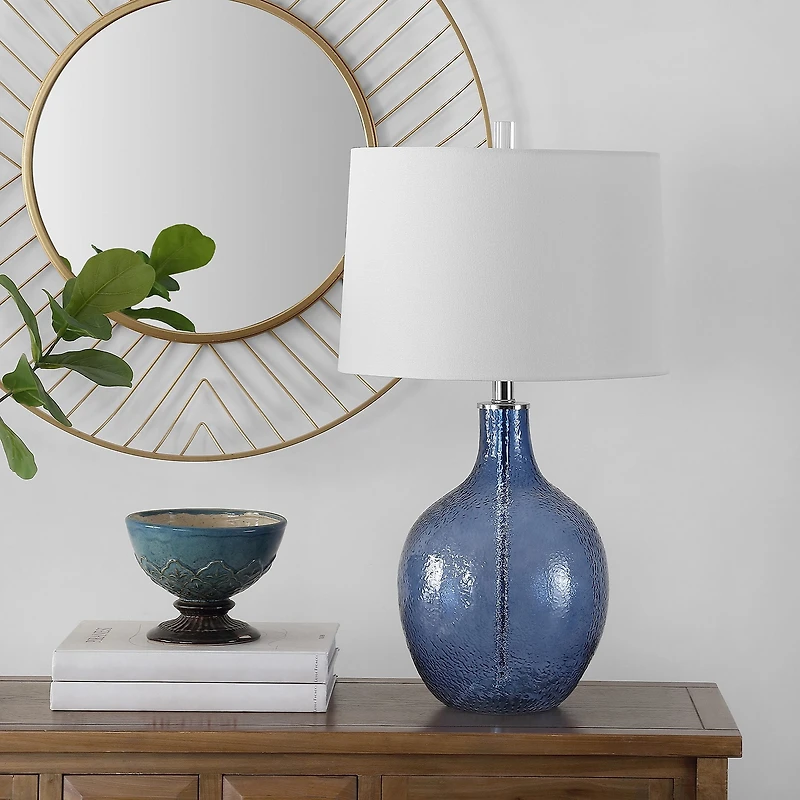 Safavieh 26" Nadine Glass Table Lamp