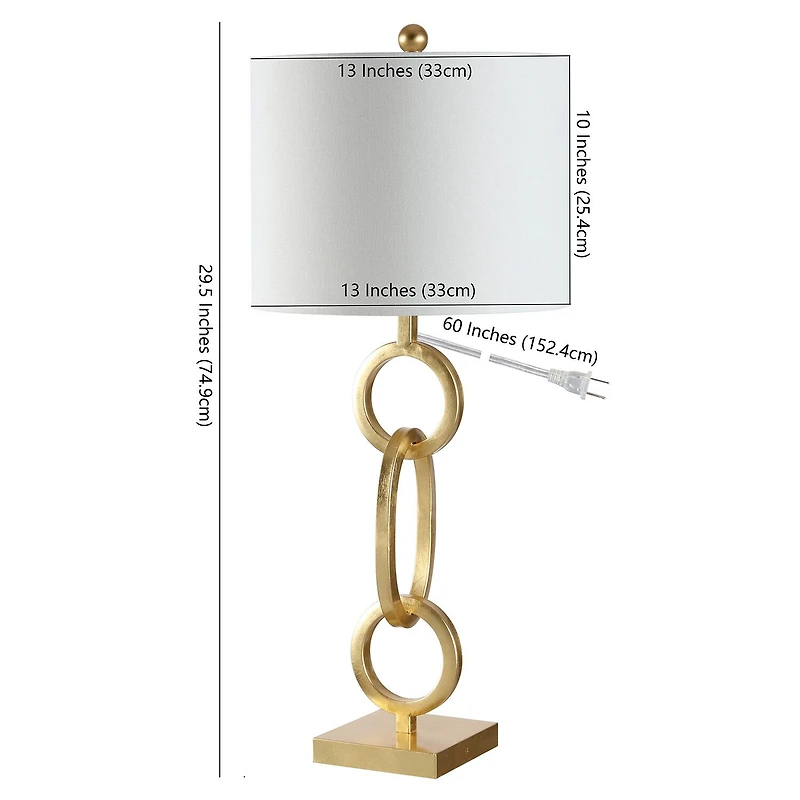 Safavieh 29.5" Alaia Iron Table Lamp