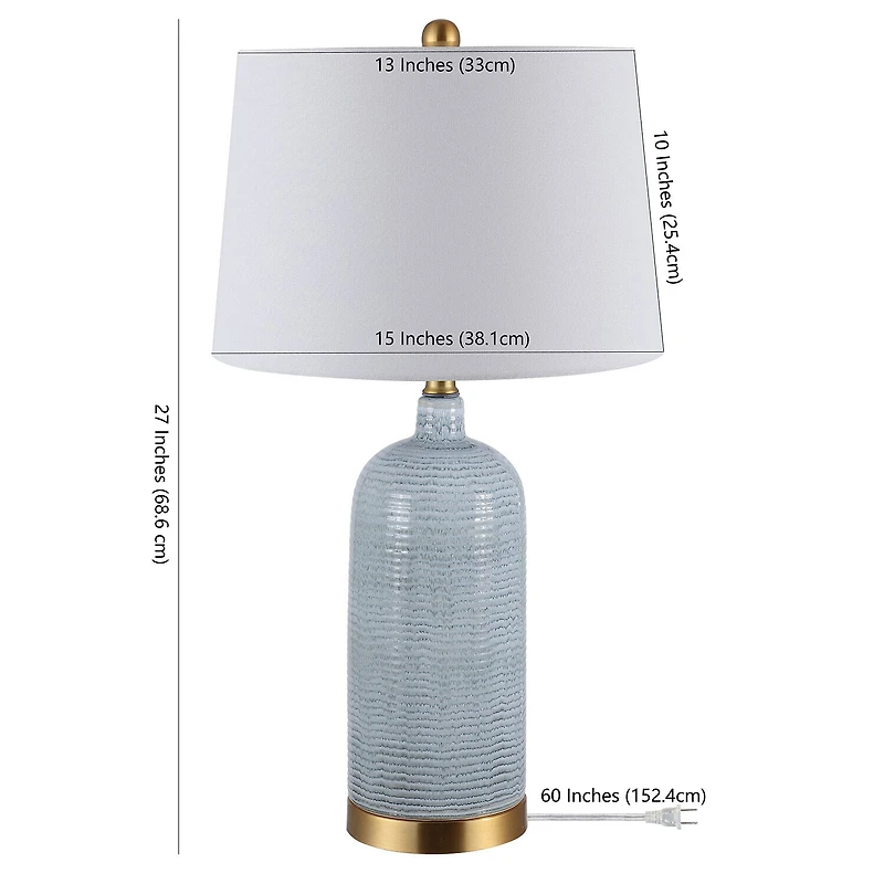Safavieh 27" Stark Ceramic Table Lamp