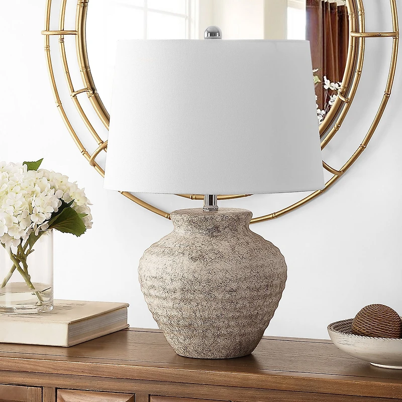 Safavieh 22.5" Ledger Ceramic Table Lamp