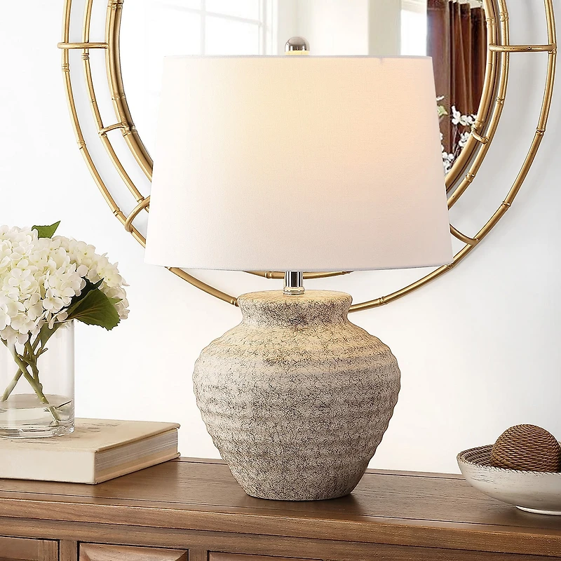 Safavieh 22.5" Ledger Ceramic Table Lamp