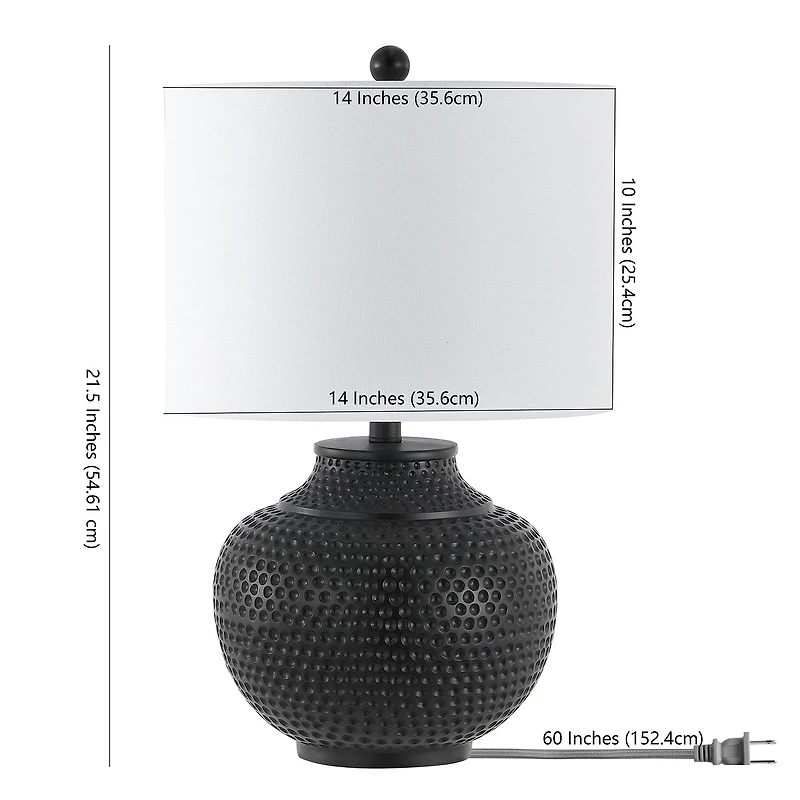 Safavieh 21.5" Hemper Resin Table Lamp