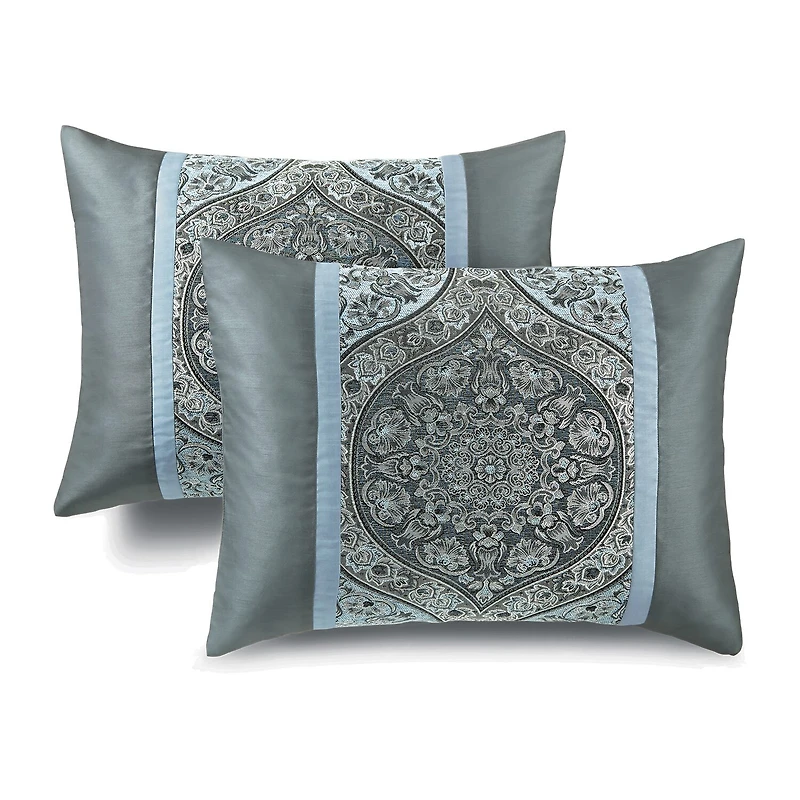 Broadhaven Brimsley 7-pc. Medallion Embellished Embroidered Comforter Set