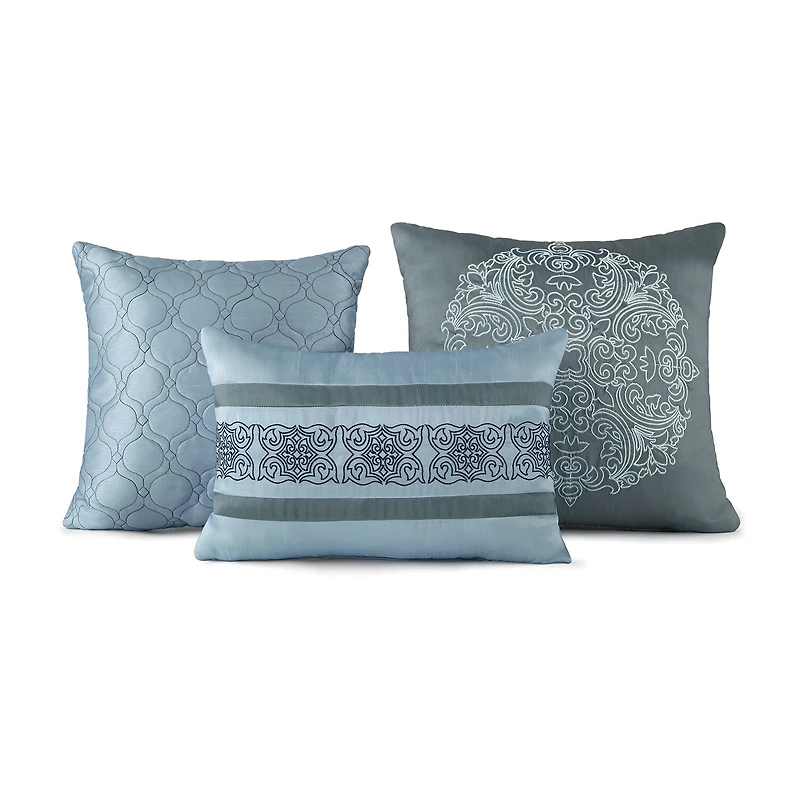 Broadhaven Brimsley 7-pc. Medallion Embellished Embroidered Comforter Set