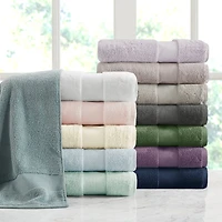 Madison Park Signature Turkish Oversized Cotton Solid 6-pc. Bath Towel Set