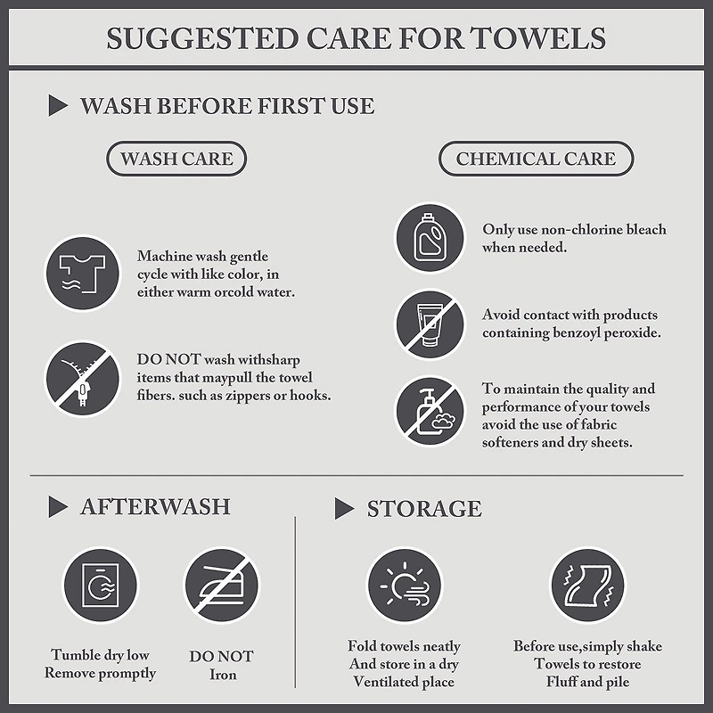 Madison Park Signature Turkish Oversized Cotton Solid 6-pc. Bath Towel Set