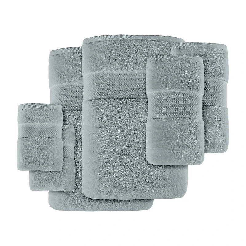 Madison Park Signature Turkish Oversized Cotton Solid 6-pc. Bath Towel Set