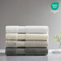 Madison Park Signature Turkish 100% Cotton 2-pc. Quick Dry Bath Towel