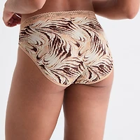 Ambrielle Cotton High Cut Panty