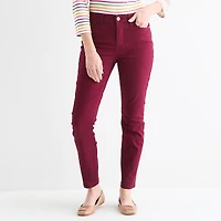St. John's Bay Womens Mid Rise Skinny Fit Jean