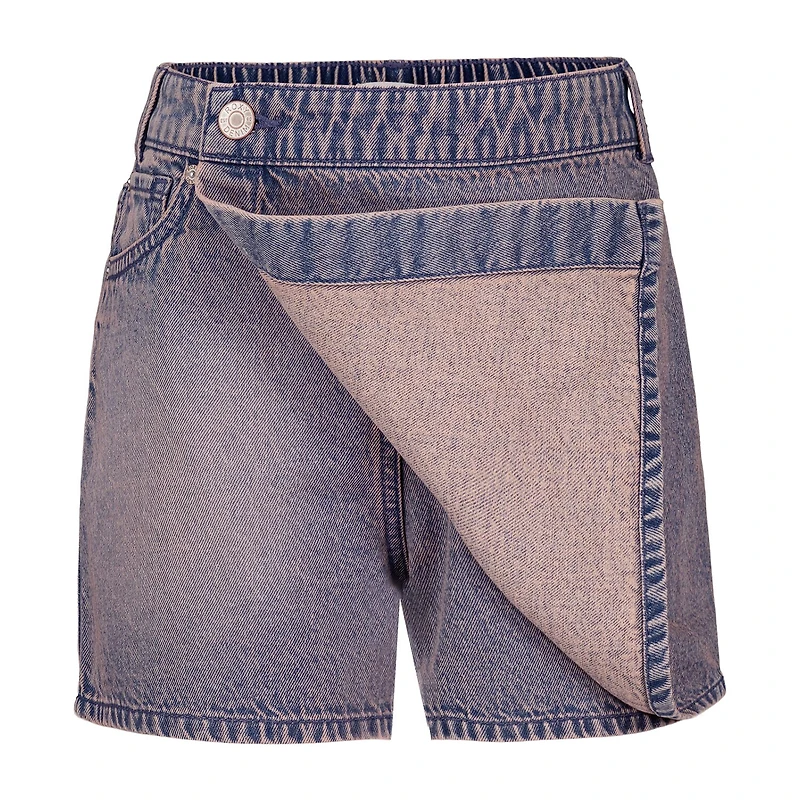 Roxy Big Kid Girls Mid Rise Denim Skort