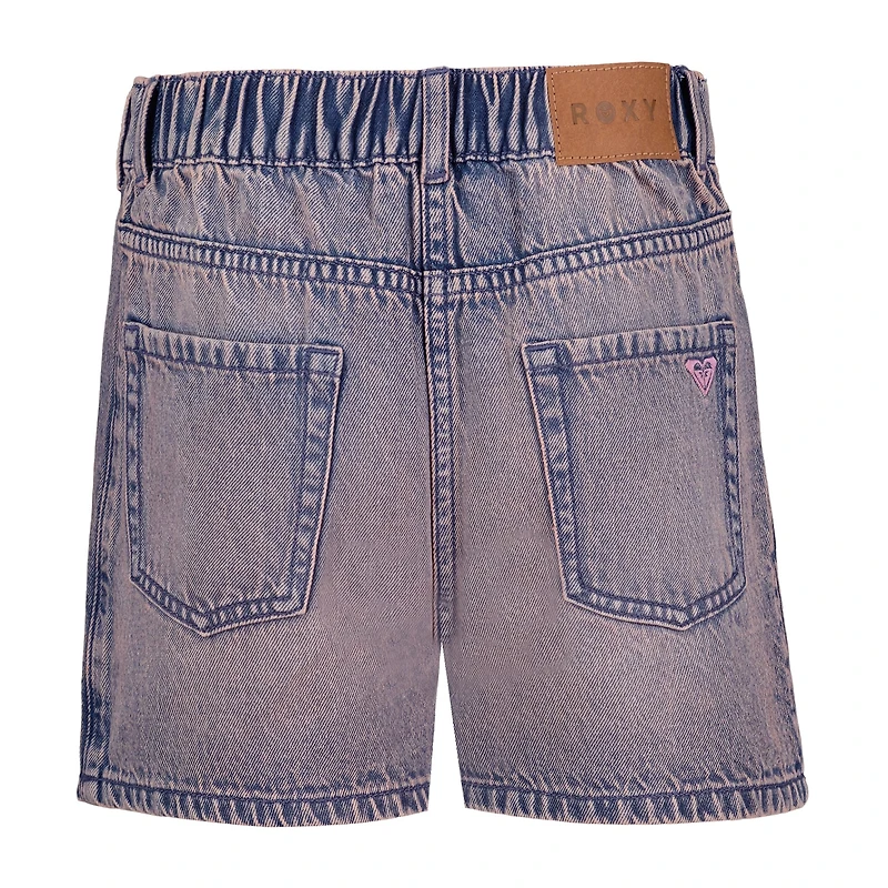 Roxy Big Kid Girls Mid Rise Denim Skort
