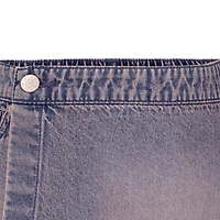 Roxy Big Kid Girls Mid Rise Denim Skort