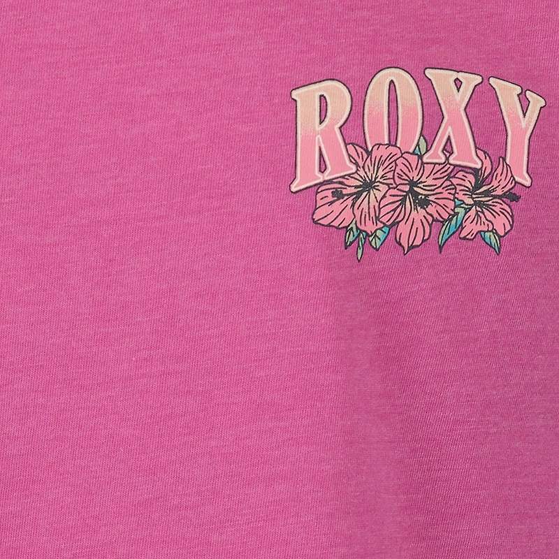 Roxy Big Kid Girls Crew Neck Short Sleeve Regular Fit Graphic T-Shirt