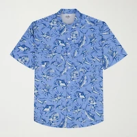 IZOD Sunshield Performance Mens Short Sleeve Classic Fit Stretch Fabric Big and Tall Button-Down Shirt