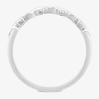 Womens Diamond Accent Natural White 10K Gold Anniversary Wedding Band