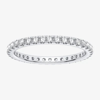 H-I / Si1-Si2) Womens 1/ CT. T.W. Lab Grown White Diamond 10K Gold Eternity Wedding Band